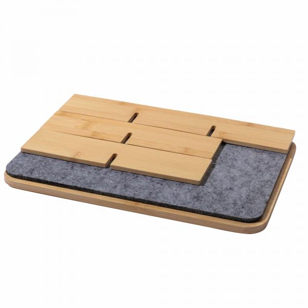 HAN | Allison Holz-Filz-Set Bambus (1199-01)